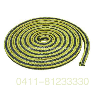 四角芳綸黑四氟編織盤根